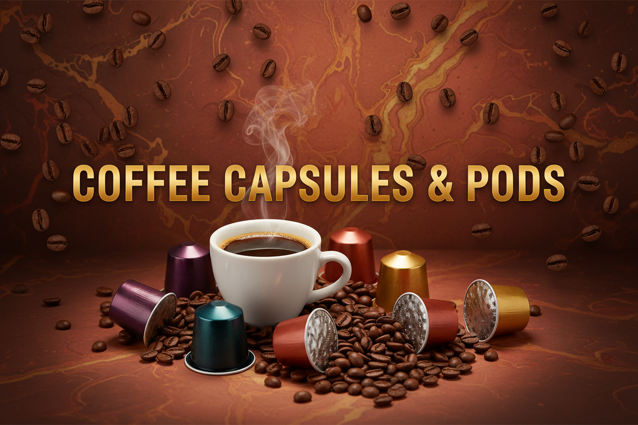 COFFEE CAPSULES & PODS