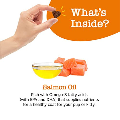 Wild Alaskan Salmon Oil for Dogs & Cats - Omega 3 Skin & Coat Support - Liquid Food Supplement for Pets - Natural EPA + DHA Fatty Acids for Joint Function, Immune & Heart Health 16oz - Pump Top-UPStoxs