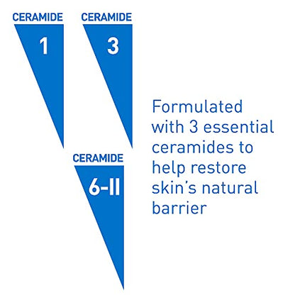 CeraVe Hydrating Facial Cleanser | Moisturizing Face Wash For Dry Skin | Hyaluronic Acid + Ceramides + Glycerin | Hydrating Cleanser For Normal To Dry Skin | National Eczema Assosiation Certified-UPStoxs