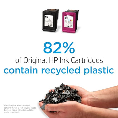 HP 63 Black Ink Cartridge | Works with HP DeskJet 1112, 2130, 3630 Series; HP ENVY 4510, 4520 Series; HP OfficeJet 3830, 4650, 5200 Series | Eligible for Instant Ink | F6U62AN-UPStoxs