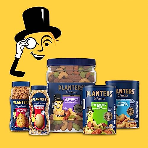 PLANTERS Sweet and Spicy Peanuts, Party Snacks, Plant-Based Protein, After School Snack, Quick Snacks for Adults, Sweet and Salty Snack Nuts, Pantry Staple, Honey Roasted Peanut, Kosher, 16oz Jar-UPStoxs