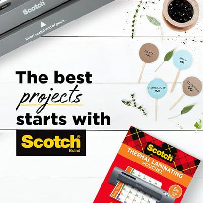 Scotch TL901X Thermal Laminator, 1 Laminating Machine, Gray, Laminate Recipe Cards, Photos and Documents, For Home, Office or School Supplies, 9 in.-UPStoxs
