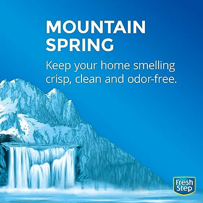 Fresh Step Clumping Cat Litter, Extreme, Long Lasting Odor Control Kitty Litter with Activated Charcoal, Low Dust Formula, 14 lb-UPStoxs
