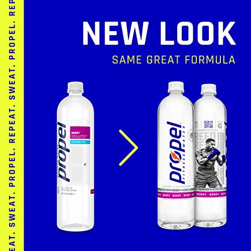 Propel, Kiwi Strawberry, Zero Calorie Sports Drinking Water with Electrolytes and Vitamins C&E, 16.9 Fl Oz (Pack of 12) - Packaging May Vary-UPStoxs
