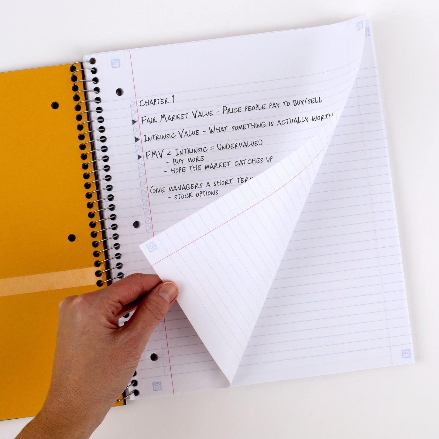Five Star Spiral Notebook + Study App, 5 Subject, College Ruled Paper, Fights Ink Bleed, Water Resistant Cover, 8-1/2" x 11", 200 Sheets, Green (72079)-UPStoxs