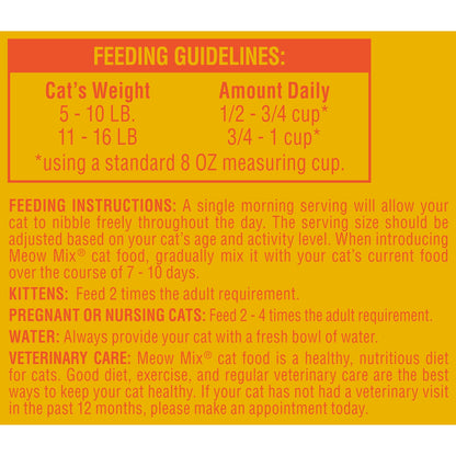 Meow Mix Original Choice Dry Cat Food, 6.3 Pound, Complete & Balanced Nutrition-UPStoxs