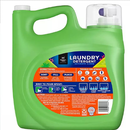 Member's Mark Ultimate Clean Liquid Laundry Detergent, Paradise Splash, 127 loads, 196 fl. oz.